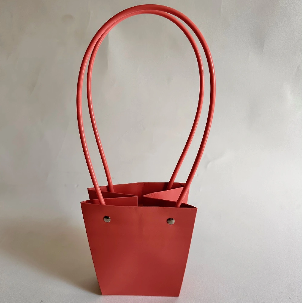 Waterpro of cowhide portable flower bag