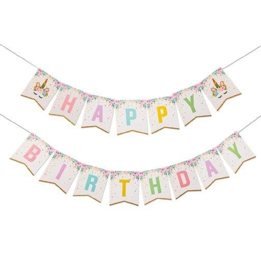 Unicorn pulls the flag